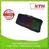 Bàn phím bosston x19 led 7 màu