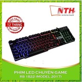 [HCM]BÀN PHÍM CHUYÊN GAME LED ĐA MÀU R8 1822 (ĐEN)