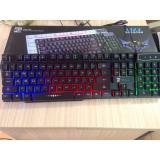 [HCM]BÀN PHÍM CHUYÊN GAME LED ĐA MÀU R8 1822 (ĐEN)