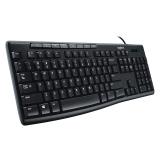 Bàn phím có dây Logitech K200 (Đen) - Hãng phân phối chính thức