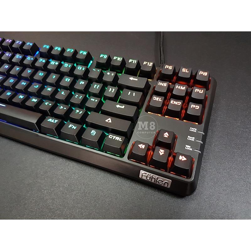 Bàn phím cơ Fuhlen M87S TKL 87 Key - RGB - Blue Switch