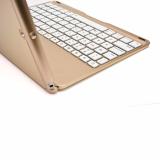 Bàn Phím F8S PLUS GEX Kiêm Ốp Lưng IPad Air 2 - LED (Vàng đồng)