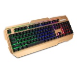 Bàn phím giả cơ chuyên game Rdrags R500 Led 7 màu (Đen Đồng)