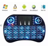 Bàn phím kiêm chuột bay PRO, có đèn Led nền (đen)