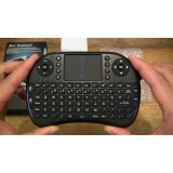Bàn phím mini keyboard wireless (kèm pin Lithium) kiêm chuột cảm ứng (Laptop, TVbox, Smart TV,v.v)