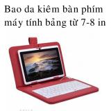 [HCM]Bao da bàn phím máy tính bảng 7 inch - 8 inch có giá đỡ (đỏ)