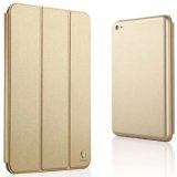 Bao da iPad Air 2 Baseus Primary màu Vàng đồng (da PU cao cấp, sang trọng, tiện dụng, chống va đập)