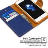 Bao da iPhone X Mercury Goospery Canvas Dairy - nhập khẩu từ Hàn Quốc