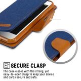 Bao da iPhone X Mercury Goospery Canvas Dairy - nhập khẩu từ Hàn Quốc