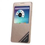 Bao da dành cho Samsung Note 4 - USAM (Vàng)