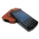 Bao da đeo thắt lưng cho Blackberry porsche design P9983 - Davis (Nâu cam bóng)