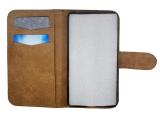 Bao da Generic cho Motorola Moto X Play Case Book Cover (Nâu)