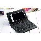 [HCM]Bao da kiêm bàn phím cho điện thoại hệ điều hành  Android (đen)