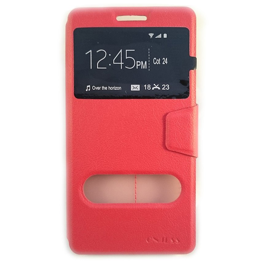 Bao da onjess cho samsung j3 2016 màu đỏ
