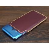 Bao Da Túi Rút HTC U11 Màu Nâu