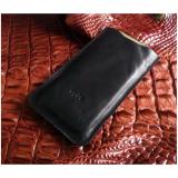 Bao Da Túi Rút Opba Obi SF1 Leather Made In Việt Nam Màu Đen Trơn