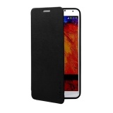 Bao da X-level FIBCOLOR cho Samsung Galaxy Note 4 (Đen)