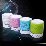 Bluetooth Speaker with HD Sound and Bass,Color Changing LED Light, Micro SD Card / AUX-In USB-In Supported - intl