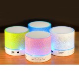 Bluetooth Speaker with HD Sound and Bass,Color Changing LED Light, Micro SD Card / AUX-In USB-In Supported - intl