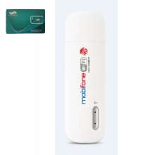 Bộ 1 thiết bị phát sóng wifi di động từ 3G Mobifone Fast Connect E8231s đa mạng  + sim Viettel 20GB(Trắng)
