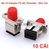 [HCM]Bộ 10 Adapter/Coupler quang FC-SC (Hợp Kim)