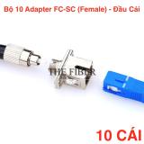 [HCM]Bộ 10 Adapter/Coupler quang FC-SC (Hợp Kim)