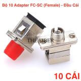 [HCM]Bộ 10 Adapter/Coupler quang FC-SC (Hợp Kim)