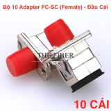 [HCM]Bộ 10 Adapter/Coupler quang FC-SC (Hợp Kim)