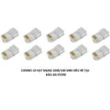 Bộ 10 hạt mạng RJ45 chân đồng chuẩn 1000/100 Mbs 1000000532x10
