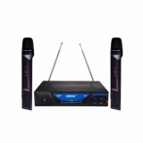 [HCM]bộ 2 mic không dây shure cao cấp hát cuc hay fullbox