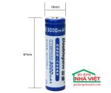 BỘ 2 PIN SẠC DOUBLEPOW 18650 3.7V 3000MAH