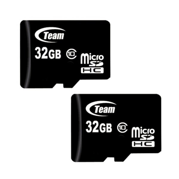 Bộ 2 Thẻ nhớ 32GB Team Taiwan MicroSDHC Class 10 (Đen)
