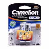 Bộ 2 viên pin sạc Camelion AA 2700mAh