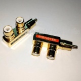 Bộ 2 Zack chia AV 1 ra 2 Monster (chân ngang)