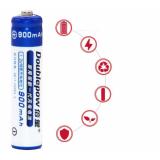 Bộ 3 viên pin tiểu sạc doublepow aaa 900mah