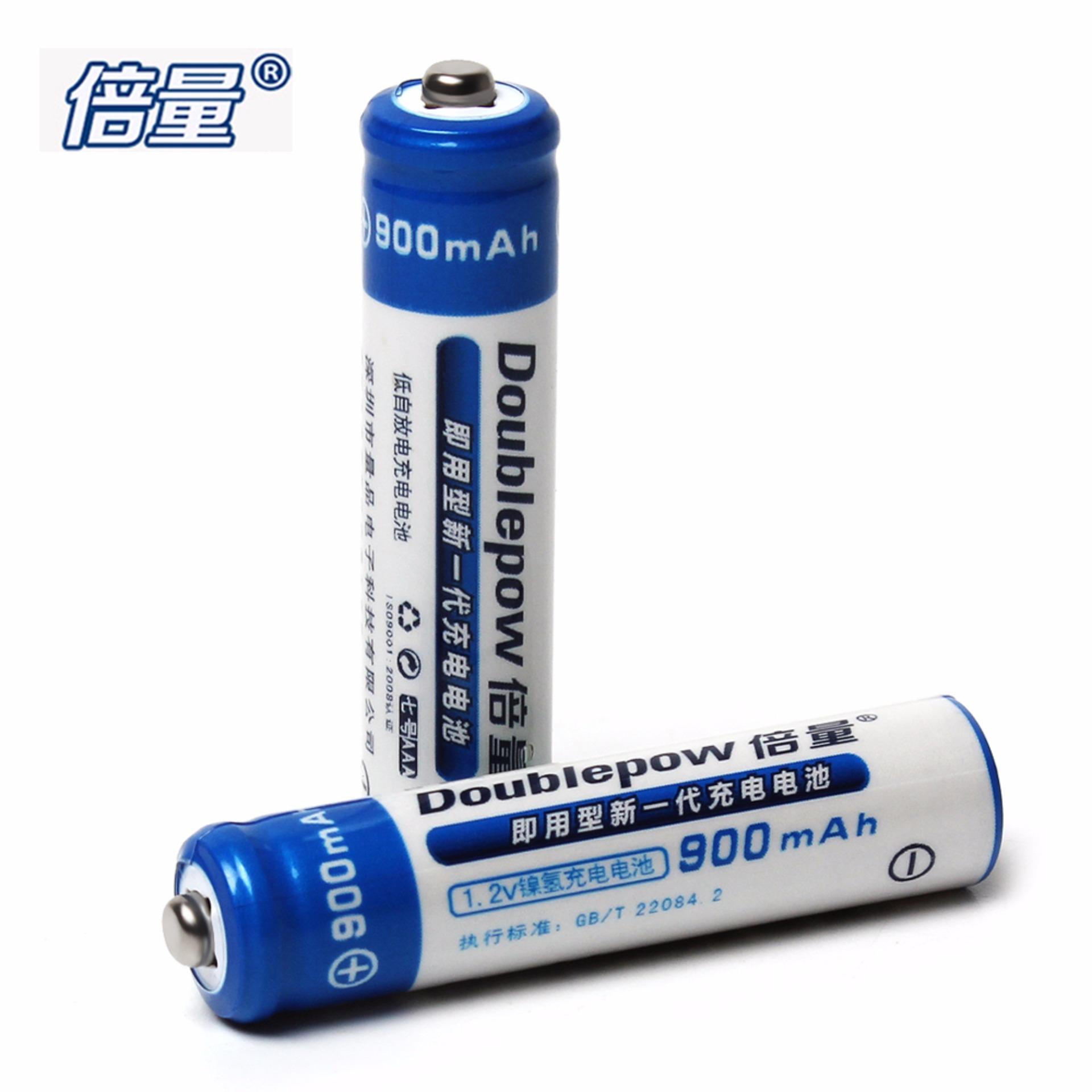 Bộ 4 viên pin tiểu sạc Doublepow AAA 900mAh