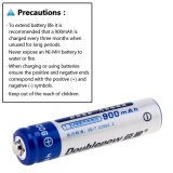 Bộ 4 viên pin tiểu sạc Doublepow AAA 900mAh