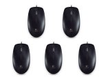 Bộ 5 chuột quang có dây Logitech B100