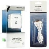 Bộ cáp và cốc sạc Pisen 2A dành cho điện thoại iPhone 4 / ipad .