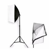 Bộ chân đèn softbox chụp sản phẩm e27 50x70cm