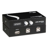 Bộ chia 2 máy tính dùng chung 1 máy in Switch USB (Đen)