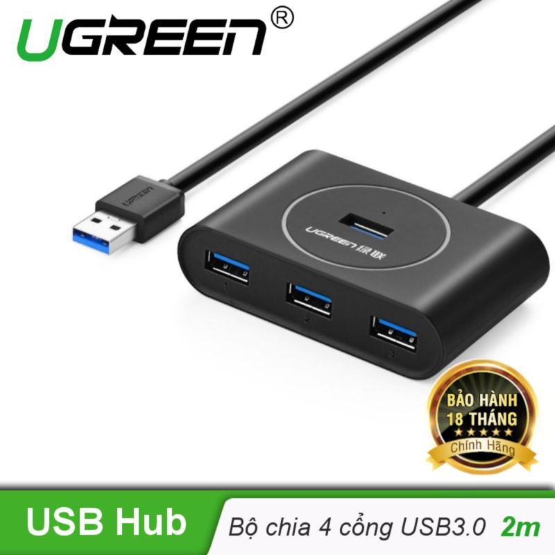 Bộ chia 4 cổng USB 3.0 dài 80cm UGREEN CR113 20291 - Hãng phân phối chính thức