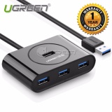 Bộ chia 4 cổng USB 3.0 dài 80cm UGREEN CR113 20291 (Đen)