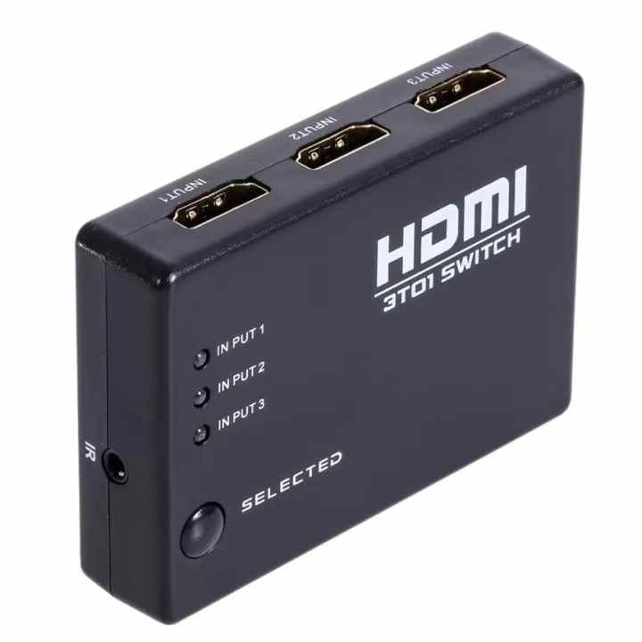Bộ chia HDMI 3 ra 1 (Đen)