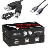 Bộ chia máy in 2 cổng mt viki tặng 2 cáp usb máy in 1.5m