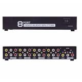 Bộ chia AV 1 ra 8 Video + Audio L/R