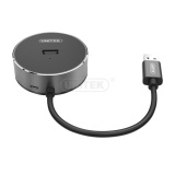 Bộ chia USB (2.0) 3 cổng + Sound USB Unitek Y-2197GY