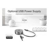 Bộ chia USB (2.0) 3 cổng + Sound USB Unitek Y-2197GY