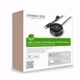 Hub USB Ugreen 20275 4 Cổng USB 2.0 Tích Hợp OTG (50cm)