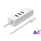 Bộ chia USB Type C To Hub USB 2.0 3 Cổng và 1 cổng Lan Ugreen 20792